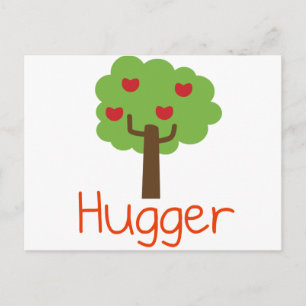 Träd hugger vykort