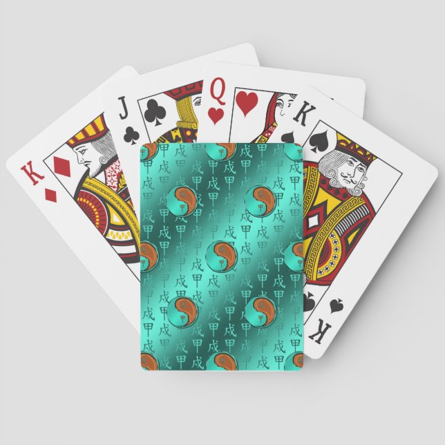 Träd Hund Casinokort (Baksidan)