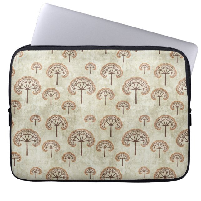 Träd i Autumn Electronics Bag Laptop Fodral (Framsidan)