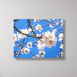 Träd i Blommor, omslagna dukar Canvastryck