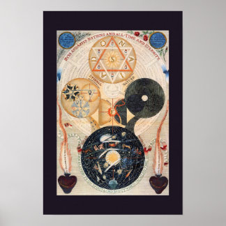 "Träd i Cosmos" Poster Jacob Böhme