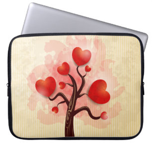 Träd i Hearts Laptop Fodral