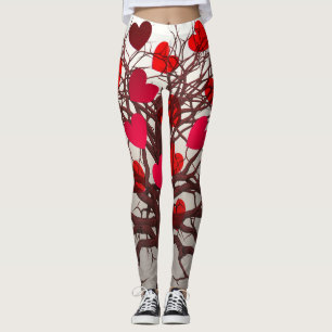 Träd i Hearts Leggings