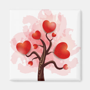 Träd i Hearts Magnet