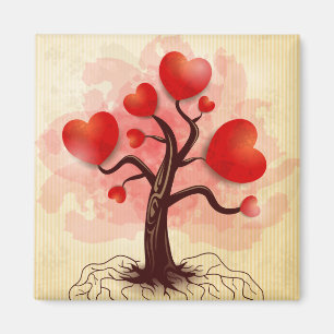 Träd i Hearts Magnet