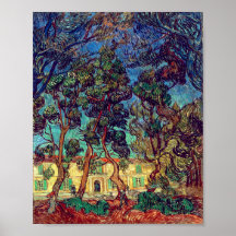 Träd i Hospitalsparken | Van Gogh |