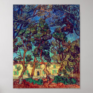 Träd i Hospitalsparken Van Gogh Poster