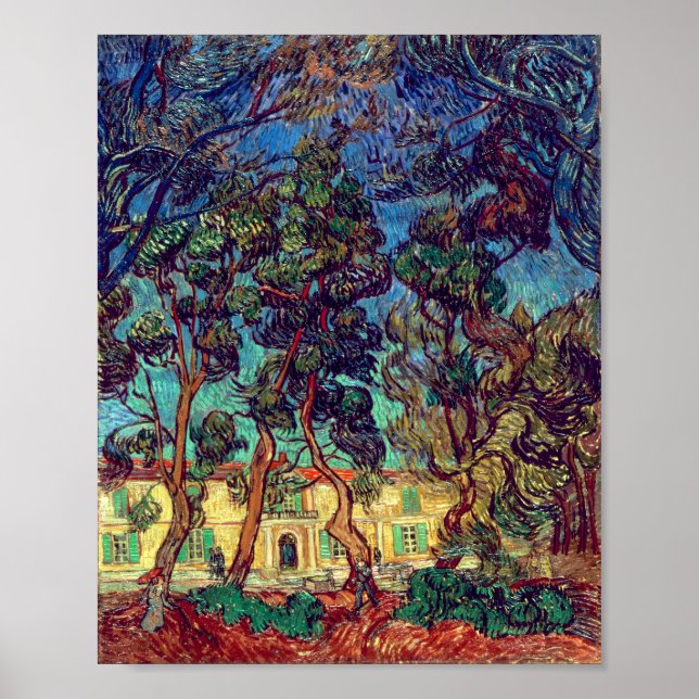 Träd i Hospitalsparken | Van Gogh | Poster (Framsidan)