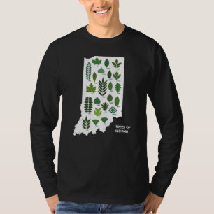 Träd i Indiana Manar, långskeppsfart med Sleeve T Shirt