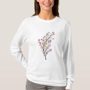 Träd i Kärlek och Harmony T Shirt