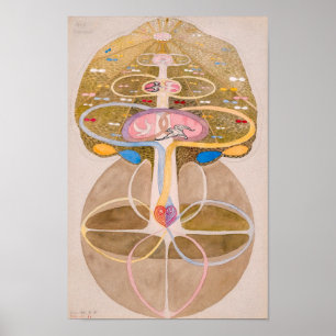 Träd i kunskapsnr 1 Hilma af Klint Poster