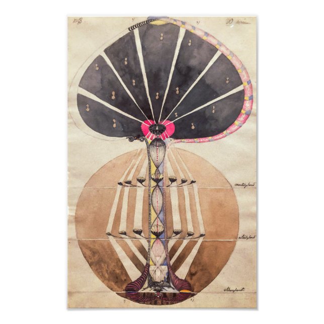 Träd i kunskapsnr 3 | Hilma af Klint | Fototryck (Framsidan)