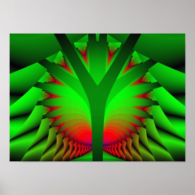 Träd i Light Poster (Framsidan)