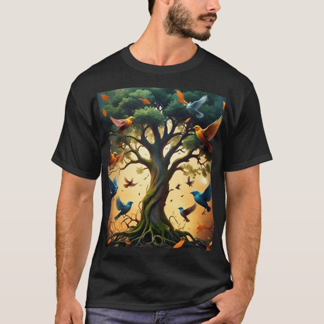 Träd i Manar Tshirt T Shirt (Framsida)