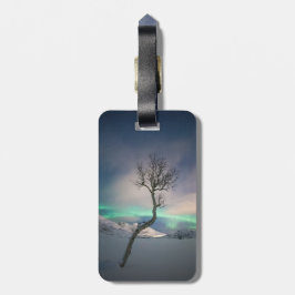 Träd i norra Ljus Bagagebricka