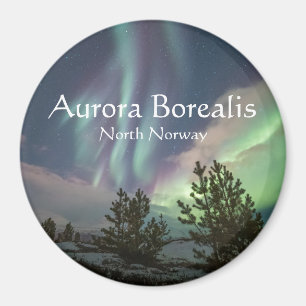 Träd i norra Ljus Magnet