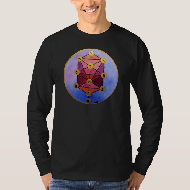 Träd i Sefirot Tee Shirt (Framsida)