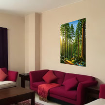 Träd i skogen | AI Art Poster