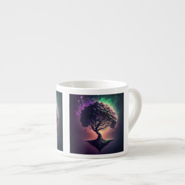 Träd i Space Espresso Mugg Espressomugg (Framsida höger)