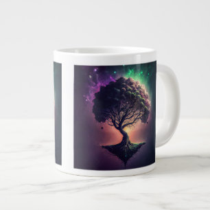 Träd i Space Jumbo Mugg