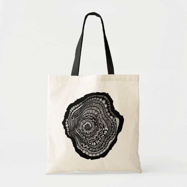 Träd i Tangles Tote Bag Tygkasse (Framsidan)