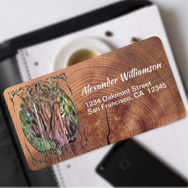 Träd i Tule Oaxaca OAX1 Adress Adressetikett (Skapare uppladdad)