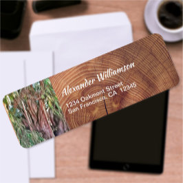 Träd i Tule Oaxaca OAX1-adressetikett Returadress Etikett