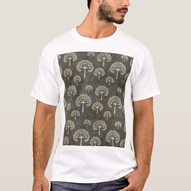 Träd i Winter Manar-Shirts T Shirt (Framsida)