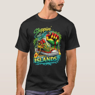 Träd in i öarna – Tropisk sneakers-grafisk tee