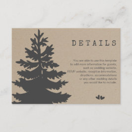 Träd | Information om Mountain Woodland Forest Brö Tilläggskort