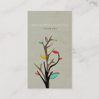 Träd Japan Grenar känslig Visitkort
