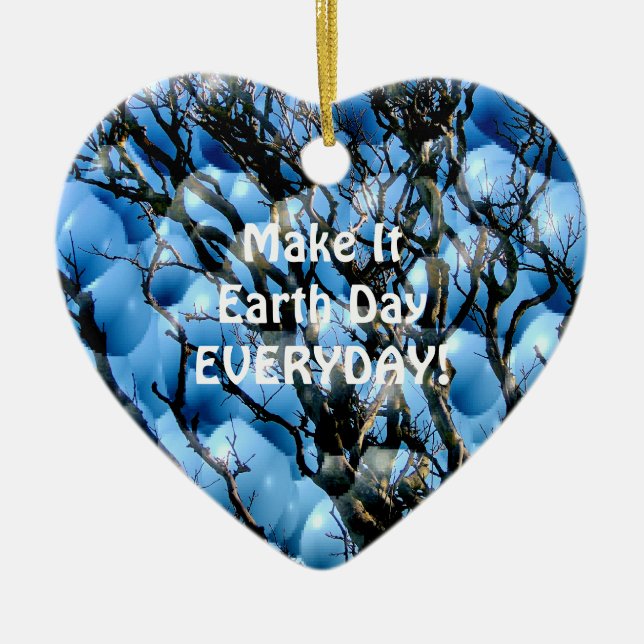 TRÄD JULGRANSPRYDNAD KERAMIK (Framsidan)