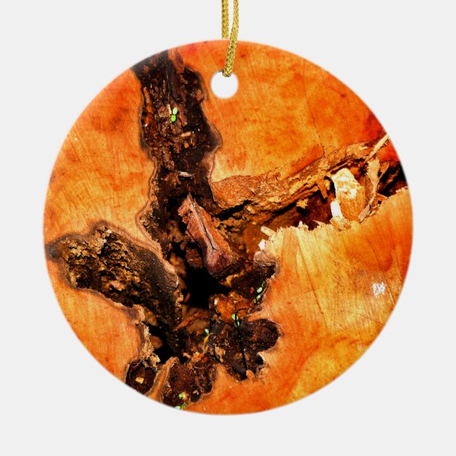 TRÄD JULGRANSPRYDNAD KERAMIK (Framsidan)