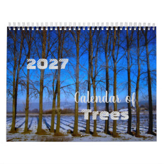 Träd kalender 2027 Vackra Bilder