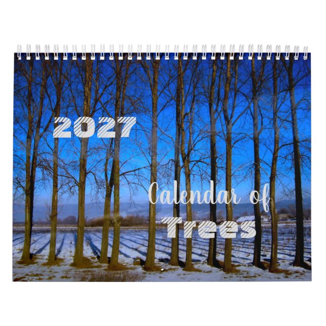 Träd kalender 2027 Vackra Bilder (Omslag)