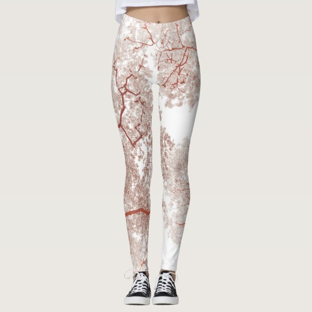 TRÄD KARTA 2 LEGGINGS (Framsida)