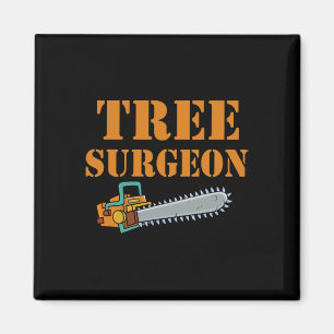 Träd Kirurg Arborist Skogshuggare Trädklättrare Tr Magnet