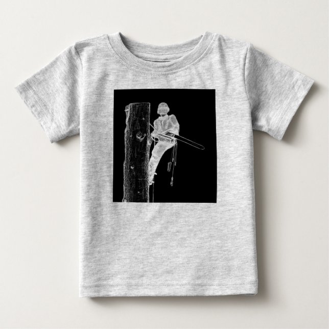 Träd-kirurgen Arborist i dag i Chainsåg T Shirt (Framsida)