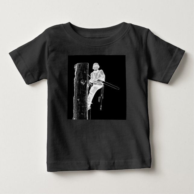Träd-kirurgen Arborist i dag i Chainsåg T Shirt (Framsida)