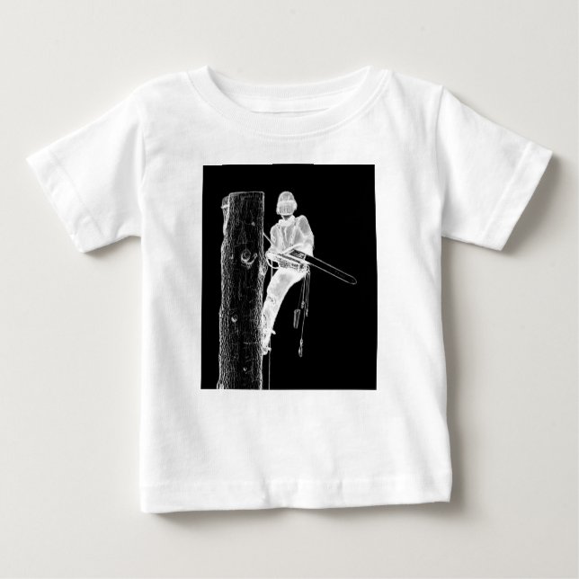 Träd-kirurgen Arborist i dag i Chainsåg T Shirt (Framsida)