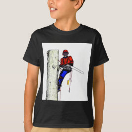 Träd-kirurgen Arborist i dag i Chainsåg Tee Shirt