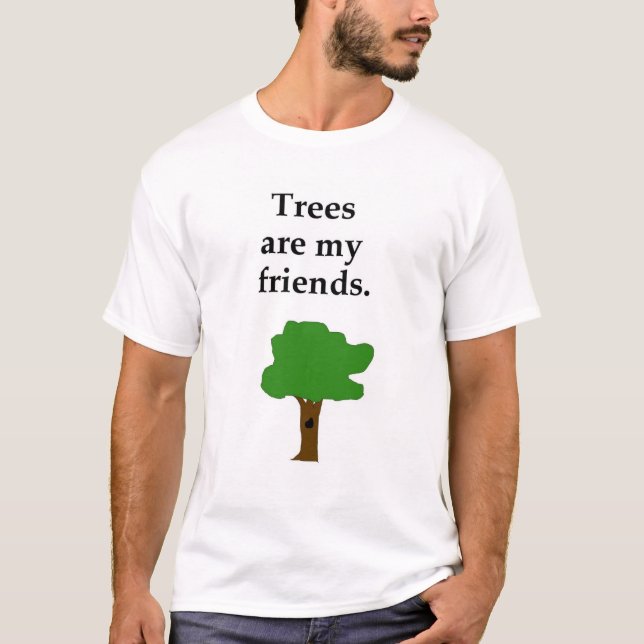 Träd kläder tee (Framsida)