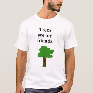 Träd kläder tee shirt