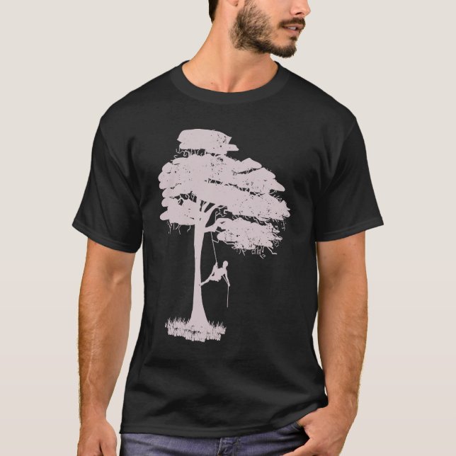 Träd klätterborister t shirt (Framsida)