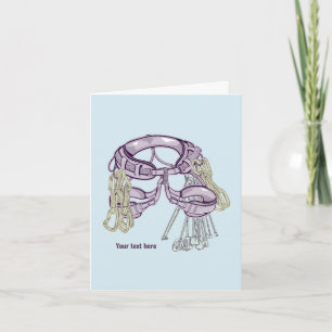 Trad klätterfyr och utrustning kort