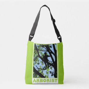 Träd Kliber Silhouette: Arborist Axelväska
