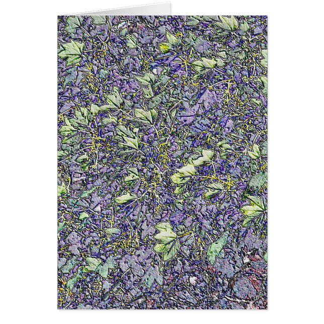 TRÄD-KORT HÄLSNINGSKORT (Framsidan)