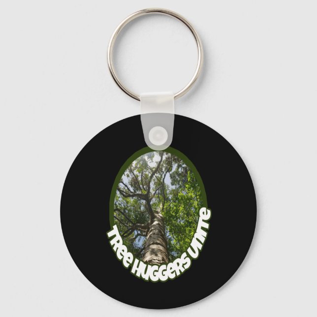 Träd Kramare Unite. Jag identifierar som en Kramar Nyckelring (Framsida)