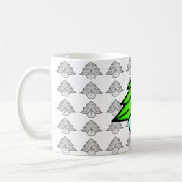 Träd krigare (tecknad som ansikte) v1.1 kaffemugg