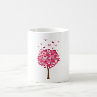 Träd-krome Butterfly Kaffemugg